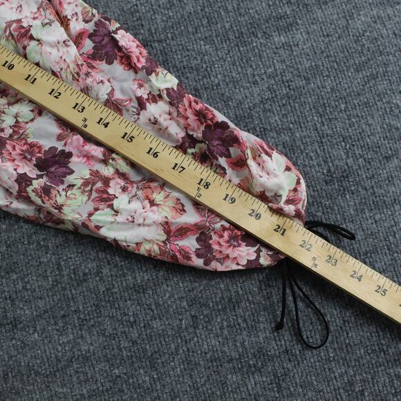 For Love and Lemons Dress Large Houston Ruched Floral Print Mini Cottagecore - Picture 11 of 14